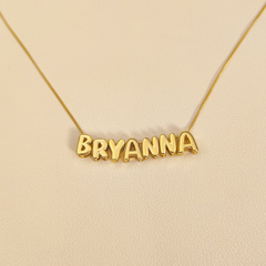 Bubble Name Necklace