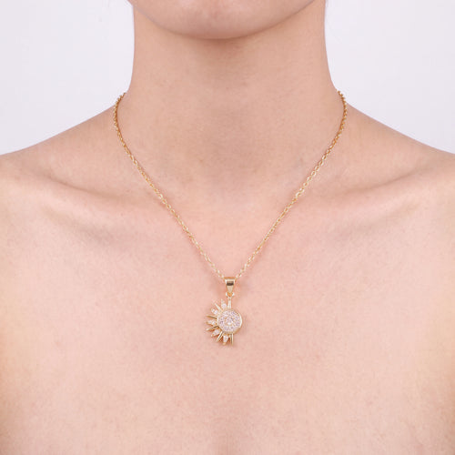 Sun and Moon Matching Necklace